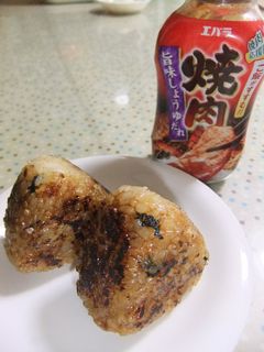 ☀焼肉のタレで!美味しい焼きおにぎり☀-レシピのメイン写真