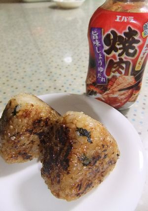 ☀焼肉のタレで!美味しい焼きおにぎり☀-レシピのメイン写真