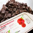 チョコ&フランボワーズのガナッシュ