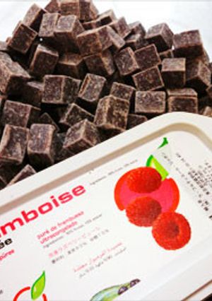 チョコ&フランボワーズのガナッシュ-レシピのメイン写真