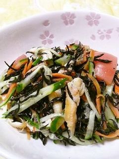 トマト&ひじきのさっぱりサラダ♪-レシピのメイン写真