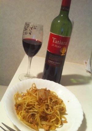 玉ねぎとツナのパスタ-レシピのメイン写真
