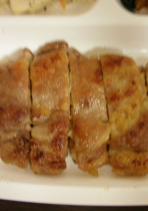 豚薄切り肉２枚で、豚ステーキ-レシピのメイン写真
