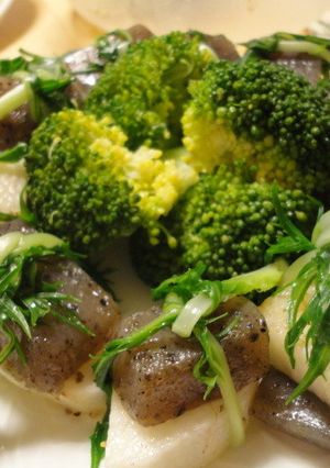 こんにゃくと山芋の面白食感-レシピのメイン写真