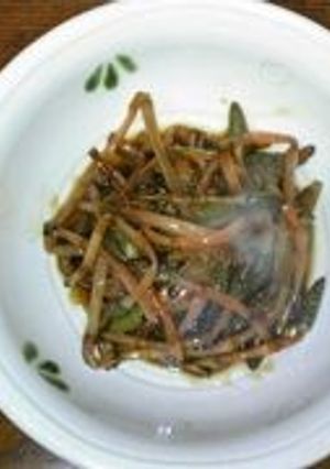 花粉症にきく（？）つくしの甘辛炒め-レシピのメイン写真