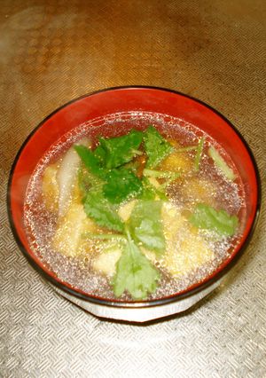 ごぼうと鶏肉のすまし汁-レシピのメイン写真