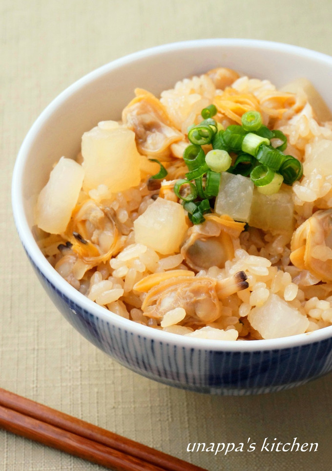 あさりと大根の炊き込みご飯-レシピのメイン写真