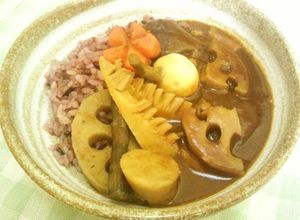 煮しめｏｒ筑前煮リメイク　和風根菜カレー-レシピのメイン写真