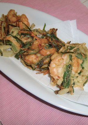エビと野菜のパリパリかき揚げ-レシピのメイン写真