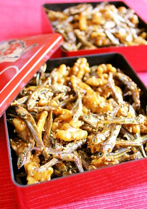 常備菜にも♪田作り（くるみ入りごまめ）-レシピのメイン写真
