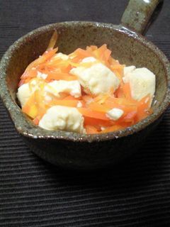 にんじんと焼き豆腐のきんぴら-レシピのメイン写真