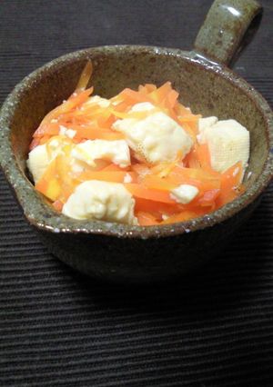 にんじんと焼き豆腐のきんぴら-レシピのメイン写真