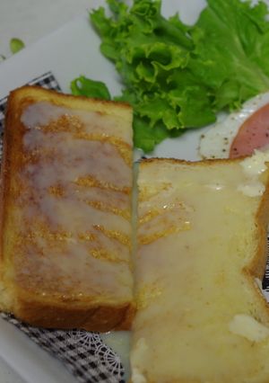簡単☆朝食に♪練乳トースト-レシピのメイン写真