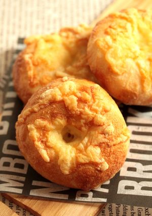 * たっぷりチーズnoチーズベーグル♪-レシピのメイン写真