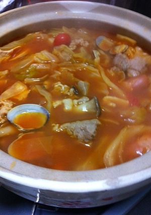 １日分の野菜で洋風鍋-レシピのメイン写真