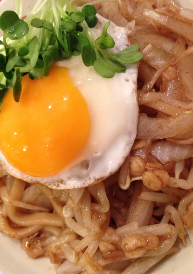 我が家の焼きうどん-レシピのメイン写真