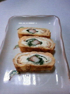 お弁当に。かにかまチーズ玉子焼き。-レシピのメイン写真