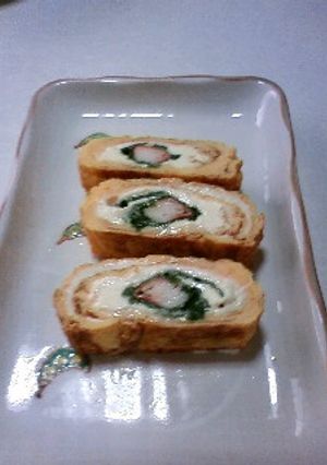お弁当に。かにかまチーズ玉子焼き。-レシピのメイン写真