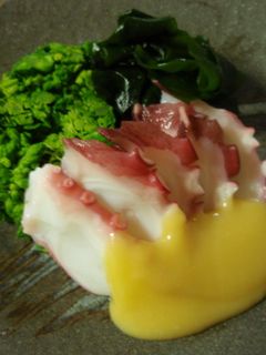 ➏春です❀菜の花とタコと新ワカメ➏-レシピのメイン写真