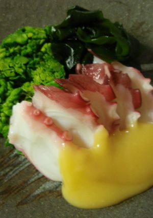 ➏春です❀菜の花とタコと新ワカメ➏-レシピのメイン写真