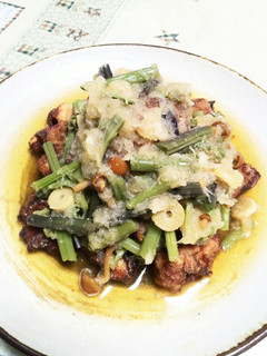 鶏の唐揚げ~さっぱり山菜おろしかけ。~-レシピのメイン写真