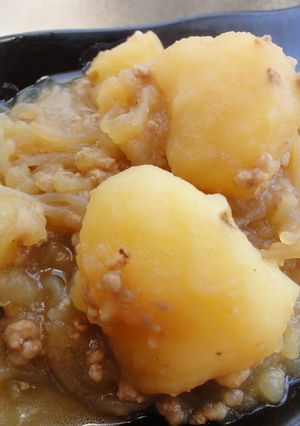 みんな大好き！ひき肉の肉じゃが！！-レシピのメイン写真