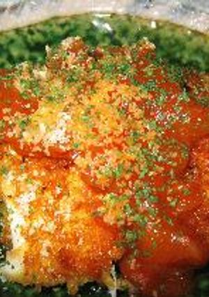鶏ささみのパン粉焼★トマトソース★-レシピのメイン写真