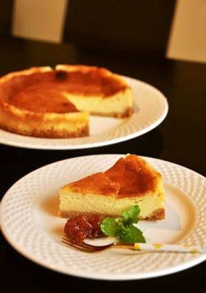 しっとり濃厚✿ベイクドチーズケーキＮＹ風-レシピのメイン写真