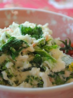 ゆず胡椒風味☆菜花のポテトサラダ☆-レシピのメイン写真