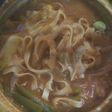 土鍋でトマトソースパスタ