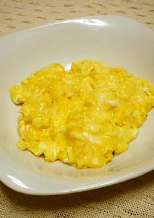 とろけるチーズ入り！スクランブルエッグ☆-レシピのメイン写真