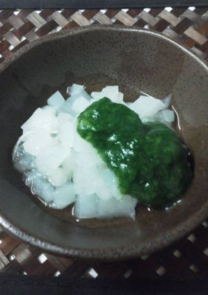 離乳食中期 カブと青菜の煮浸し風-レシピのメイン写真