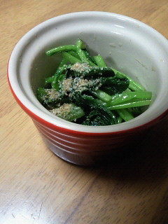 かぶの葉の簡単おひたし-レシピのメイン写真