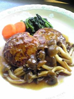 しめじの和風ハンバーグ-レシピのメイン写真