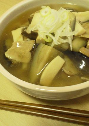 なすと豚肉のきのこあんかけうどん-レシピのメイン写真
