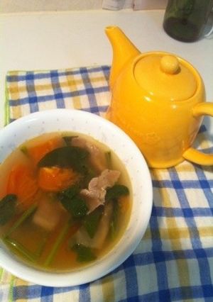 野菜たっぷり！簡単ザーサイスープ-レシピのメイン写真