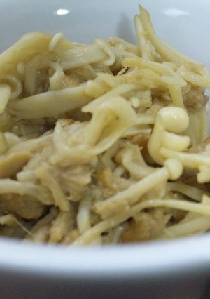 ツナとえのきの炒め物-レシピのメイン写真