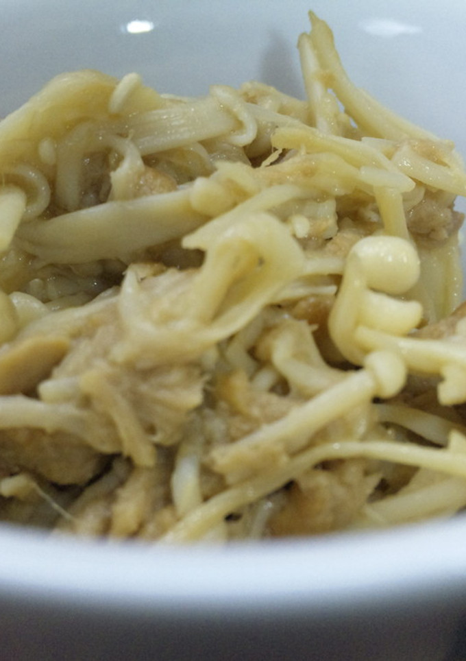 ツナとえのきの炒め物-レシピのメイン写真