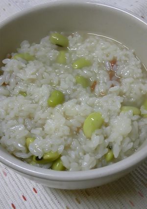 ひたし豆と梅のお粥☆-レシピのメイン写真
