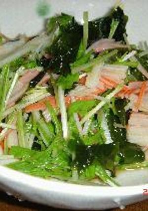 水菜のポン酢合え-レシピのメイン写真