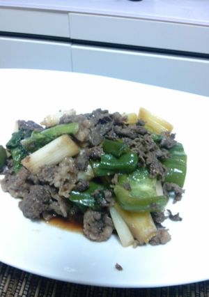 牛肉と春野菜のオイスター炒め-レシピのメイン写真