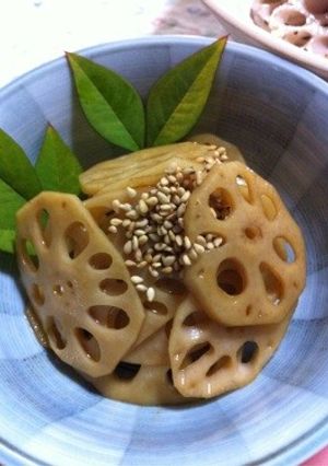超簡単...たった5分..れんこん煮物風-レシピのメイン写真