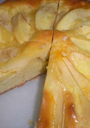 りんごのケーキ　ちょっぴり贅沢♪-レシピのメイン写真