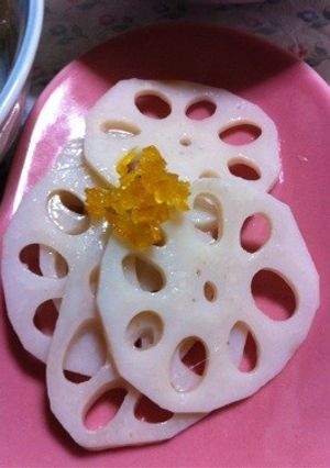 超簡単..たった5分..れんこんマリネ風-レシピのメイン写真