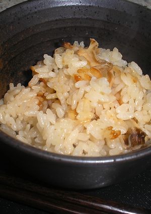 タコ飯みたいな「ほたてのひも」ごはん-レシピのメイン写真