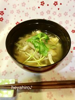 新ごぼうで。ごぼうのみそ汁-レシピのメイン写真