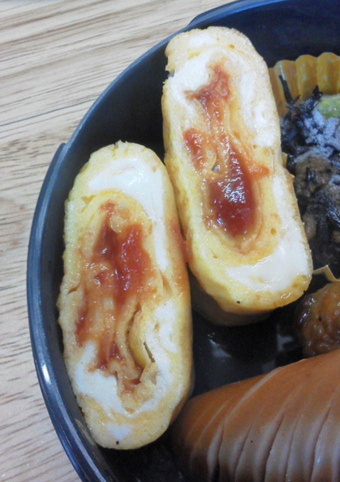 簡単ｵﾑﾚﾂ風卵焼き☆お弁当おかずに-レシピのメイン写真