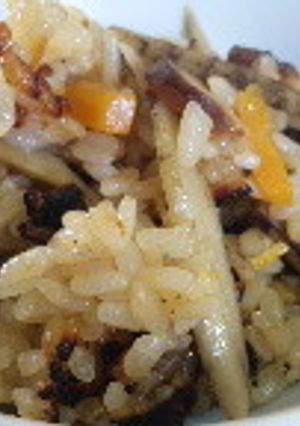 圧力鍋で炊き込みご飯-レシピのメイン写真