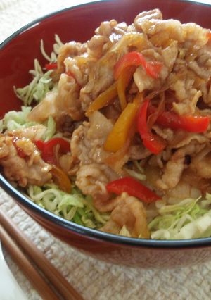 ➏　パパッっと☆豚丼　➏-レシピのメイン写真