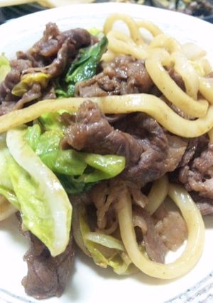 春キャベツで焼きうどん-レシピのメイン写真